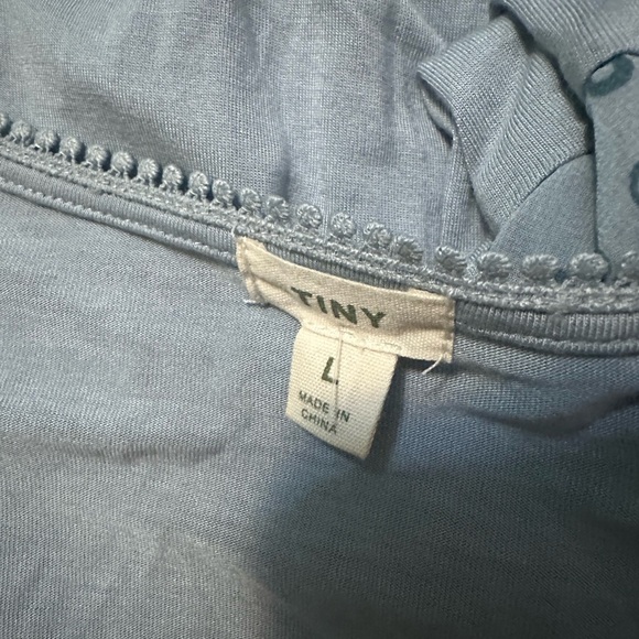 Anthropologie Tiny Frances Floral Embroidered Top Size L - Picture 3 of 4